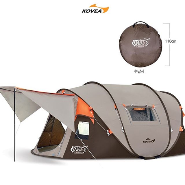 코베아 돔형 텐트 4인용 가족 대형 방수 쉘터 에어 거실형 