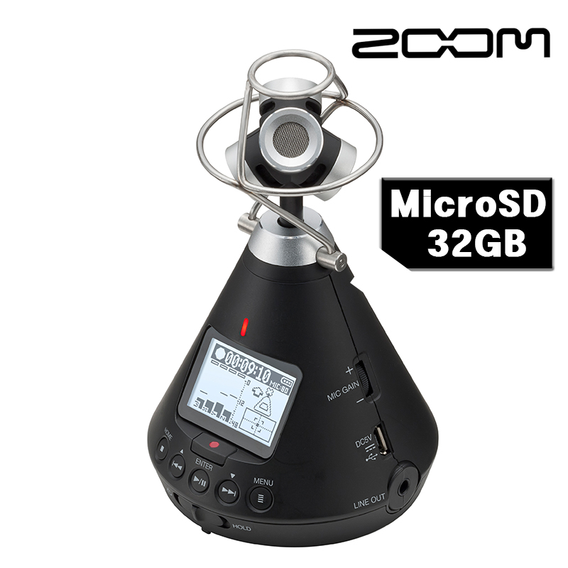 ZOOM H3-VR 핸디레코더 360도 녹음 아이폰원격조정, H3-VR(16GB), 모델선택 