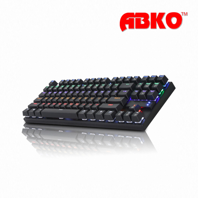 앱코 ABKO HACKER K640T 축교환 게이밍 기계식 텐키리스 적축 