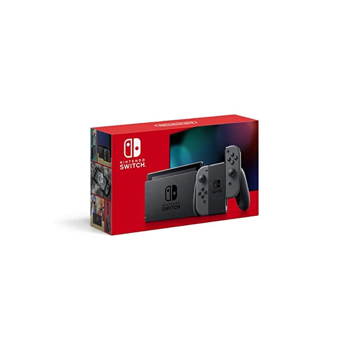 닌텐도 Nintendo Switch 본체 (닌텐도 스위치) Joy-Con (L) / (R) 그레이 (배터리 지속, 자세한 내용은 참조 