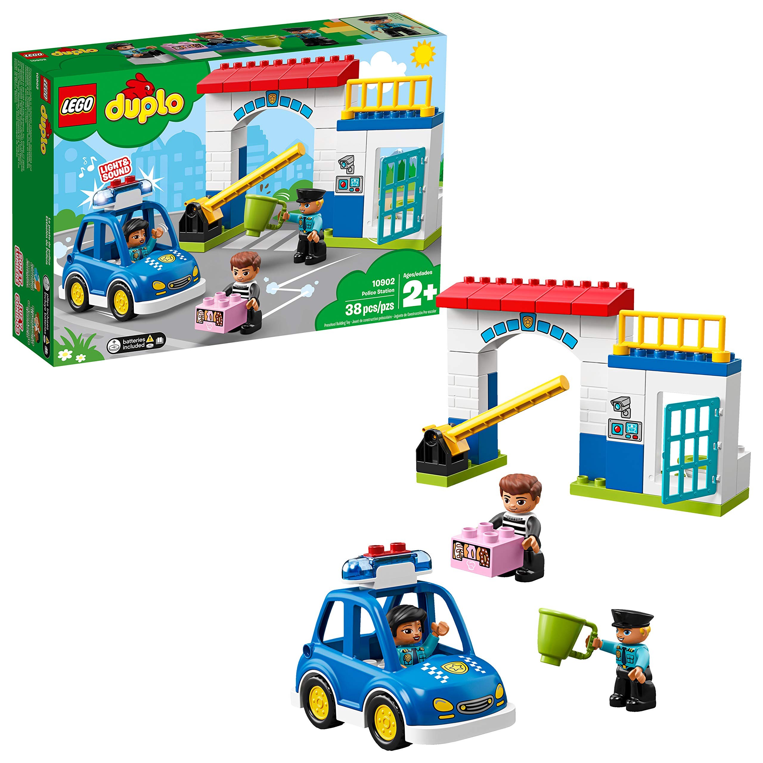 LEGO DUPLO Town Police Station 10902 Building Blocks 2019 (38 Pieces), 본품선택 