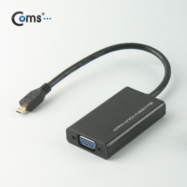 ksw82483 마이크로 HDMI 컨버터(Micro to VGA) 오디오 지원, 본 상품 선택 