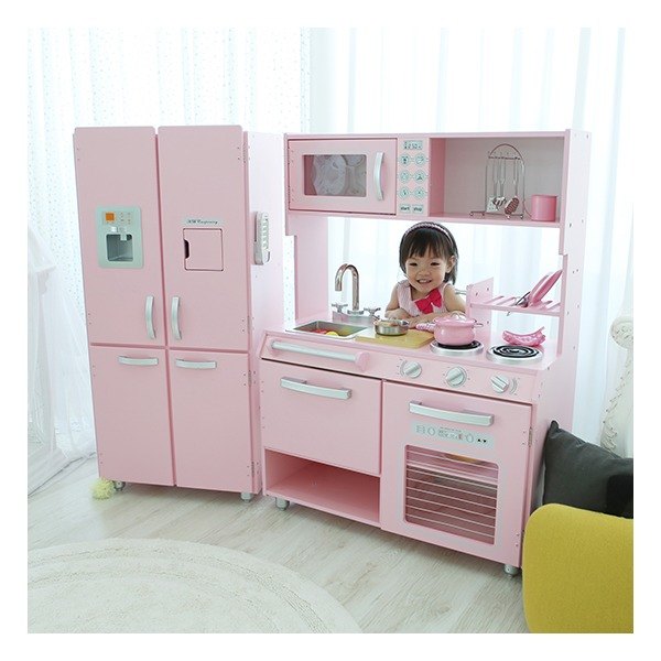 [에이치비카펜트리] 그레이트 파머 핑크 키친 주방놀이, 색상:핑크 