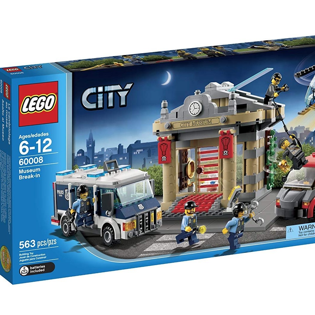 LEGO 레고 시티 경찰 특급 작전! 박물관을 지켜라 (563 Pieces) 