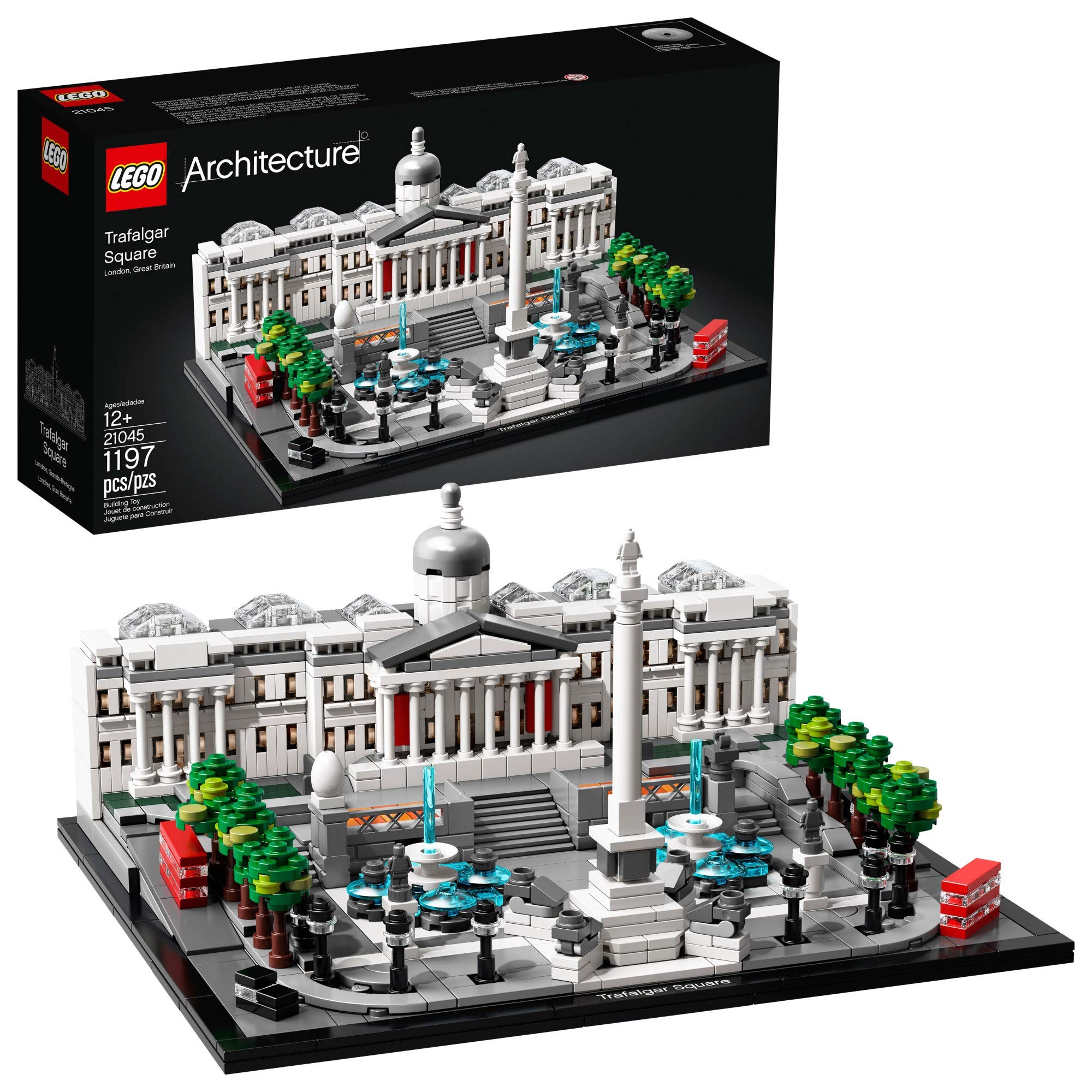 LEGO Architecture 21045 Trafalgar Square Building Kit New 2019 (1197 Piece, 본품선택 