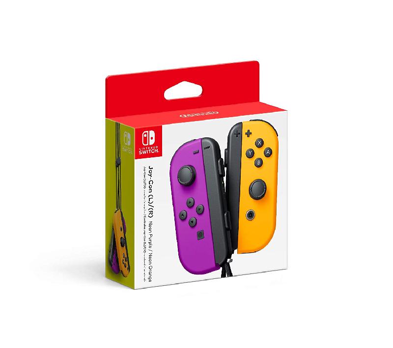Nintendo Nintendo Switch Joy Con LR 닌텐도 스위치 조이콘, 1개, Neon Purple/ Neon Orange 