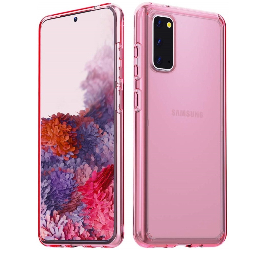 Temdan Pink Matte 갤럭시 S20 명품 케이스 프리미엄TPU 휴대폰 