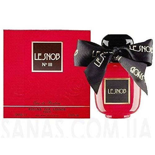 Les Parfums de Rosine LE SNOB No III Red Rose Eau de Parfum 3.3 Oz/100 ml New in Box, 본상품선택, 본품선택 
