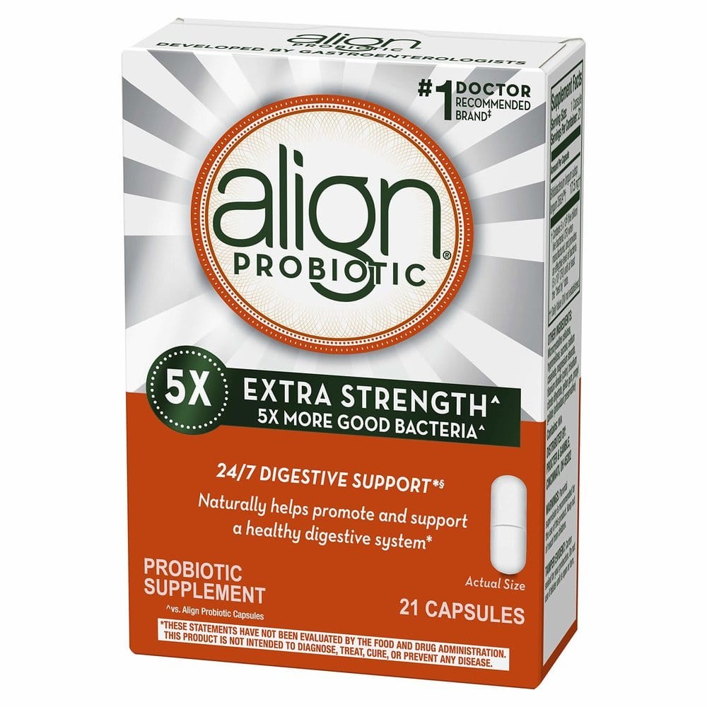 Align 프로바이오틱스 소화효소 영양제 21캡슐, 1개, 21정 