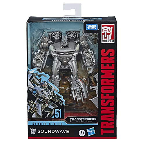 Transformers Toys Studio Series 51 Deluxe Class Dark of The Moon Movie Soundwave Action Figure - Kids Ages 8 & Up 4.5, 본문참고 
