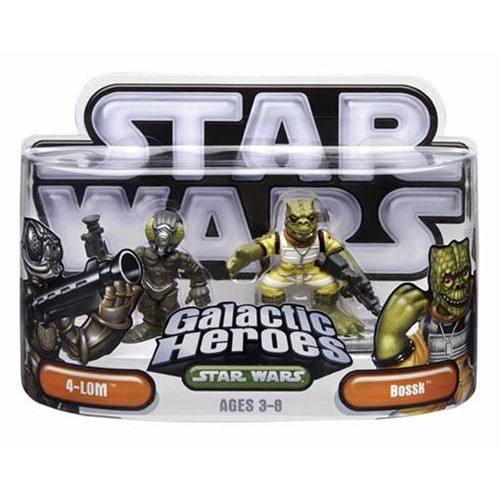 Hasbro 85419 Star Wars Galactic Heroes Mini-Figure 2 Pack - 4-LOM & Bossk 