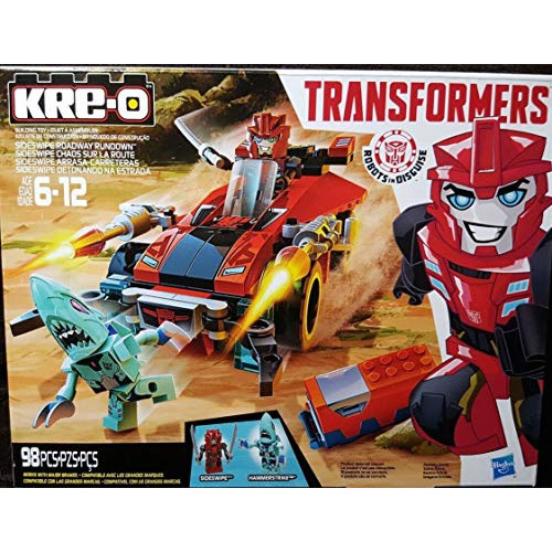 Transformers Kre-O Robots in Disguise SIDESWIPE Roadway Rundown Construction Set, 본문참고 