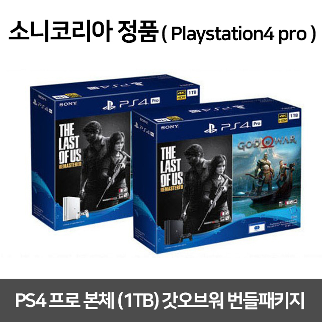 SONY PS4 PRO CUH-7218 1TB 갓오브워 라오어 번들팩, PS4 PRO 7218 1TB 갓오브워 라오어 번들팩 블랙 본체 
