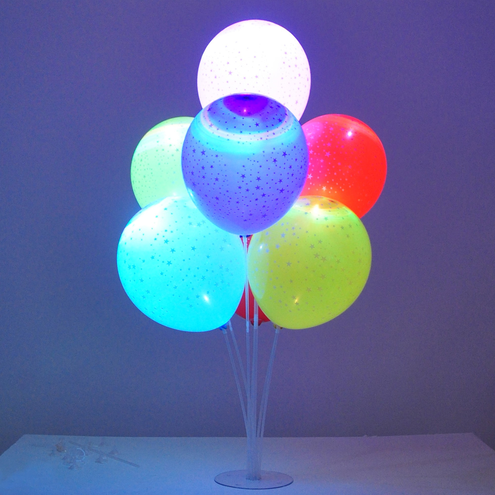 LED 풍선 꽂이 장식세트 70cm, 미니스타, 1세트